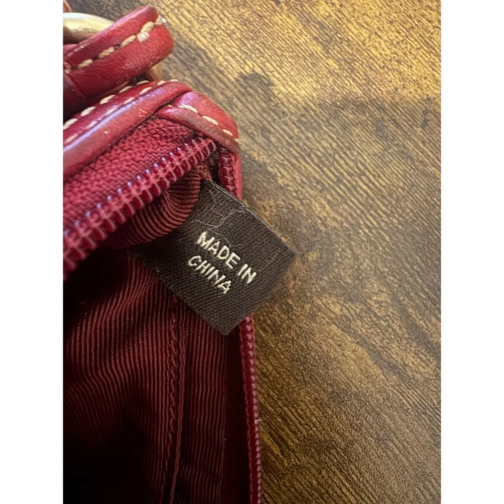Coach Signature Jacquard Wristlet Purse Khaki Brown Purple Suede‎ Y2K Bag